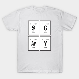 Scary | Periodic Table of Elements T-Shirt